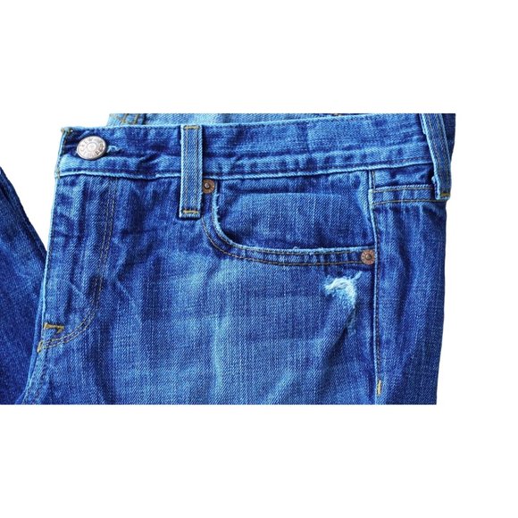 J Crew Vintage Matchstick Jeans Distressed Size 30 R - Picture 12 of 15